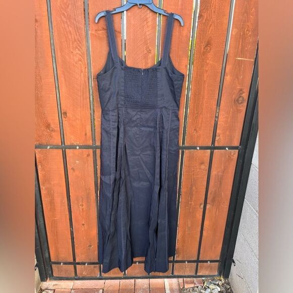 LA LIGNE Georgia Dress in Navy Blue size XL - Picture 2 of 9